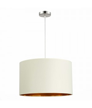 SLE300503-03 Светильник подвесной Никель/Золотистый, Светло-бежевый E27 3*40W BRESCIA-foto2