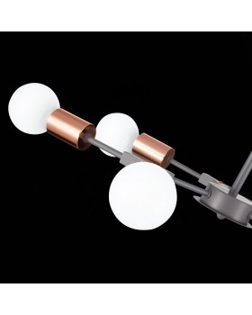 SLE106403-06 Люстра подвесная Серый, Розовое золото E27 6*60W PALARE-foto6