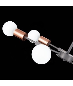 SLE106403-06 Люстра подвесная Серый, Розовое золото E27 6*60W PALARE-foto6