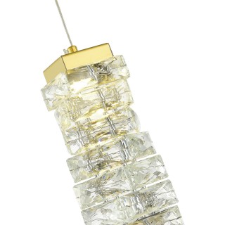 SL6010.203.08 Подвес ST-Luce Золотистый/Прозрачный LED 1*8W ESPIRA-foto3