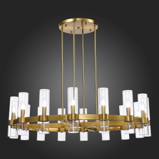 SL1237.303.16 Люстра подвесная ST-Luce Латунь/Прозрачный E14 16*15W Isla-foto4