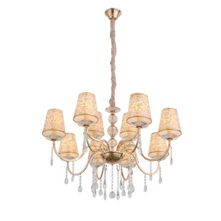 SL176.203.12 Люстра подвесная ST-Luce Золото, Прозрачный/Бежевый, Золото E14 12*40W AUMENTATO-foto2