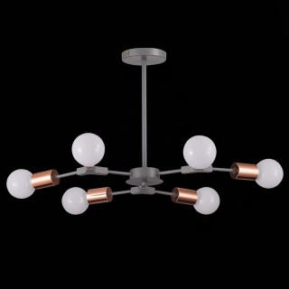 SLE106403-06 Люстра подвесная Серый, Розовое золото E27 6*60W PALARE-foto8