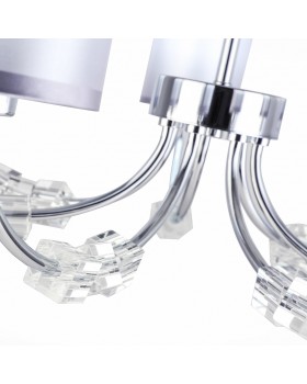 SLE156002-07 Люстра потолочная Хром/Серый E14 7*40W EMMI-foto12