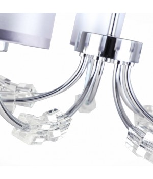 SLE156002-07 Люстра потолочная Хром/Серый E14 7*40W EMMI-foto12