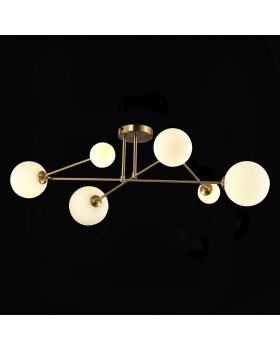 SLE2211-302-06 Люстра потолочная Латунь/Белый G9 6*5W FANTINI-foto5