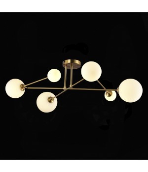 SLE2211-302-06 Люстра потолочная Латунь/Белый G9 6*5W FANTINI-foto5