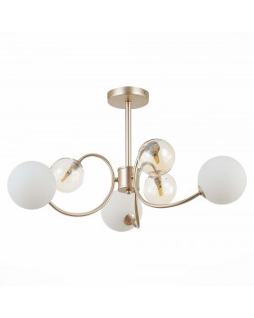 SLE220922-06 Люстра потолочная Золотистый/Белый, Янтарный G9 6*5W FORMAE-foto2