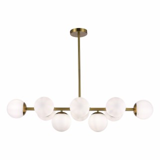 SLE1191-202-10 Люстра потолочная Золотистый/Белый E27 10*60W FRATTA-foto3