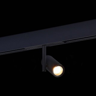 ST808.436.08 Магнитный трековый светильник Черный LED 1*8W 3000K 500Lm Ra>90 36° IP20 D42xH135 48VV SKYLINE 48-foto4