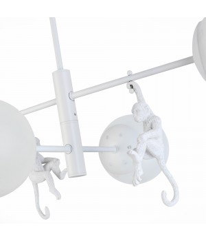 SLE115102-04 Люстра потолочная Белый/Белый E14 4*60W TENATO-foto3