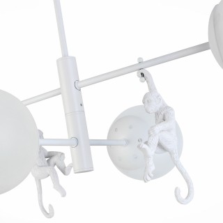 SLE115102-04 Люстра потолочная Белый/Белый E14 4*60W TENATO-foto3