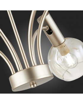 SLE104203-06 Люстра подвесная Шампань/Коньячный E14 6*40W BALCHINO-foto15