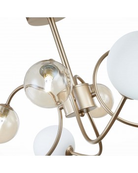 SLE220922-08 Люстра потолочная Золотистый/Белый, Янтарный G9 8*5W FORMAE-foto3