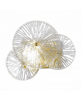 SL1657.201.01 Бра ST-Luce Золотистый/Прозрачный E14 1*40W FLERO-foto3