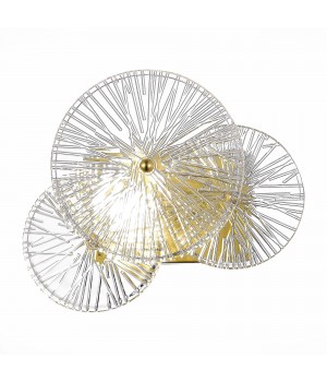 SL1657.201.01 Бра ST-Luce Золотистый/Прозрачный E14 1*40W FLERO-foto3