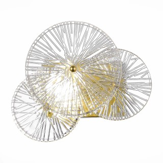 SL1657.201.01 Бра ST-Luce Золотистый/Прозрачный E14 1*40W FLERO-foto3