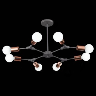 SLE106403-08 Люстра подвесная Серый, Розовое золото E27 8*60W PALARE-foto11