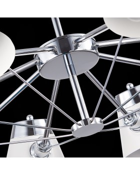 SLE155802-08 Люстра потолочная Хром/Белый E14 8*40W VARIO-foto7