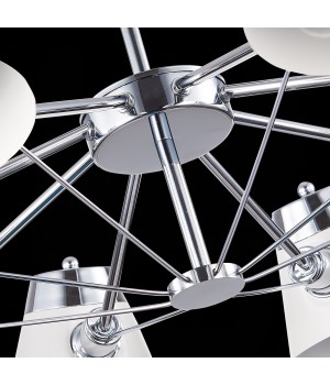 SLE155802-08 Люстра потолочная Хром/Белый E14 8*40W VARIO-foto7