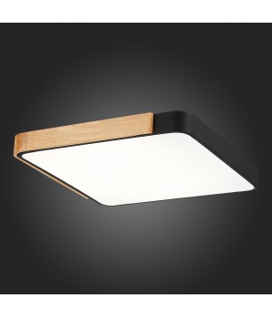 SLE201242-01 Светильник потолочный Черный, Светлое дерево/Белый LED 1*42W 3000K/4000K/6000K FESTA-foto5