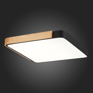 SLE201242-01 Светильник потолочный Черный, Светлое дерево/Белый LED 1*42W 3000K/4000K/6000K FESTA-foto5