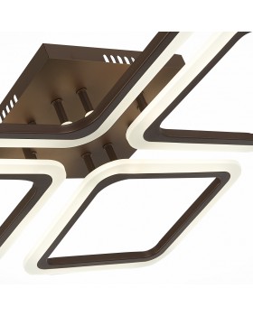 SLE200472-04 Светильник потолочный Кофейный/Белый LED 1*112W 3000-6000K QUTRO-foto5