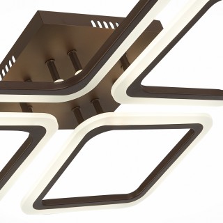 SLE200472-04 Светильник потолочный Кофейный/Белый LED 1*112W 3000-6000K QUTRO-foto5