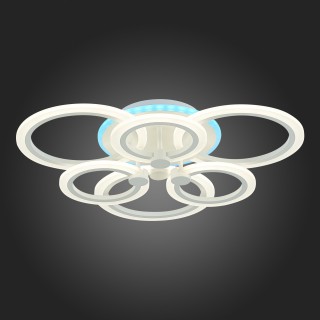 SLE500652-06RGB Светильник потолочный Белый/Белый LED 1*108W RGB 8W 3000-6000K CERINA-foto9