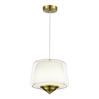 SL6127.303.01 Светильник подвесной ST-Luce Латунь/Белый, Прозрачный LED 1*18W 3000K PANDORA-foto2