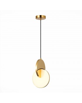 SL6107.213.01 Светильник подвесной ST-Luce Золотистый/Белый Золотистый LED 1*12W 3000K Eclisse-foto3