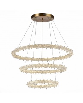 SL6105.203.03 Люстра подвесная ST-Luce Золотистый/Прозрачный LED 1*160W 3000 - 6500K Lucchero-foto3