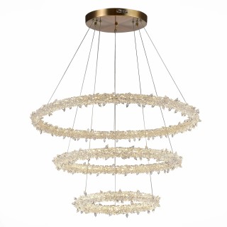 SL6105.203.03 Люстра подвесная ST-Luce Золотистый/Прозрачный LED 1*160W 3000 - 6500K Lucchero-foto3