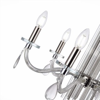 SL1656.103.06 Люстра подвесная ST-Luce Никель/Прозрачный E14 6*40W EPICA-foto4