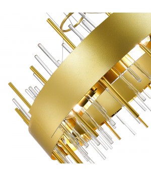 SL1633.203.16 Люстра подвесная ST-Luce Матовое золото/Матовое золото,Прозрачный E14 16*40W OLVERA-foto4