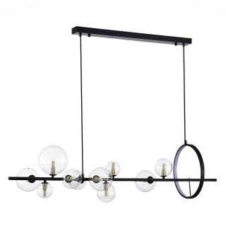 SL1165.423.15 Светильник подвесной ST-Luce Черный/Прозрачный G4 10+1*5W 4000K NECTON-foto2