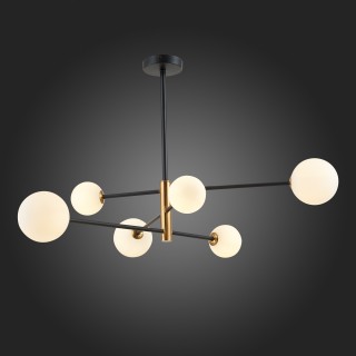 SLE220103-06 Светильник подвесной Черный, Бронза/Белый G9 6*5W ARCOLA-foto7