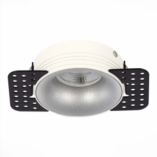 ST218.518.01 Св-к встр. Белый GU10 1*50W  IP20 D85xH30 165-265V Без ламп Встраиваемые светильники-foto2