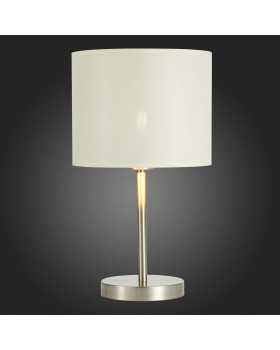 SLE300554-01 Прикроватная лампа Никель/Золотистый, Светло-бежевый E27 1*40W BRESCIA-foto4