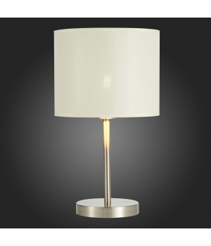 SLE300554-01 Прикроватная лампа Никель/Золотистый, Светло-бежевый E27 1*40W BRESCIA-foto4