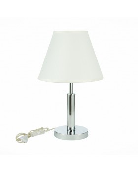 SLE111304-01 Прикроватная лампа Хром/Белый E14 1*40W MONZA-foto2