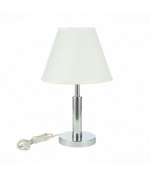 SLE111304-01 Прикроватная лампа Хром/Белый E14 1*40W MONZA-foto2
