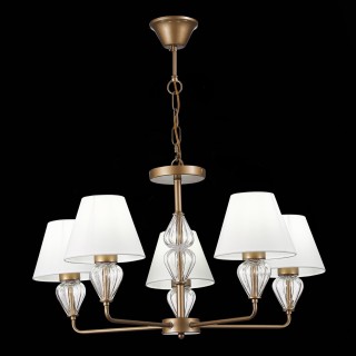 SLE107423-05 Люстра подвесная Золотистый/Белый E14 5*60W DALIDA-foto9