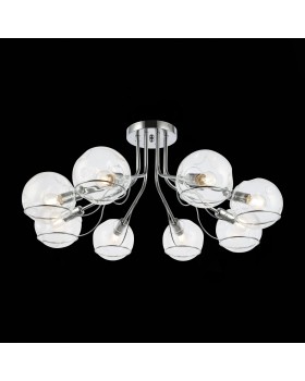 SLE102502-08 Люстра потолочная Хром/Прозрачный E14 8*40W BACA-foto3