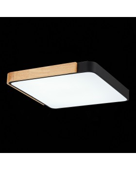 SLE201242-01 Светильник потолочный Черный, Светлое дерево/Белый LED 1*42W 3000K/4000K/6000K FESTA-foto7