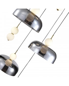 SL6112.203.42 Светильник подвесной ST-Luce Золотистый/Молочно-Белый,Прозрачно-Дымчатый LED 1*42W ODE-foto3