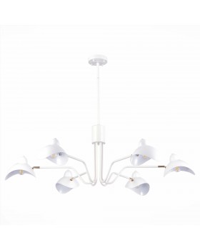 SL1801.513.06 Люстра подвесная ST-Luce Белый/Белый E14 6*60W MINNE-foto2