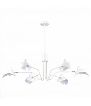 SL1801.513.06 Люстра подвесная ST-Luce Белый/Белый E14 6*60W MINNE-foto2