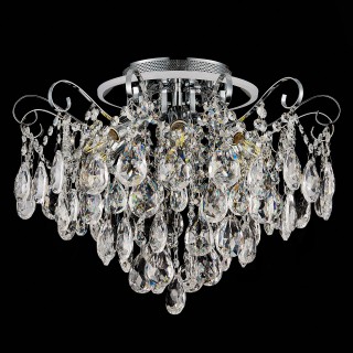 SLE160002-06 Светильник потолочный Хром/Прозрачный E14, LED 6+1*40/6(подсветка)W LITERO-foto11