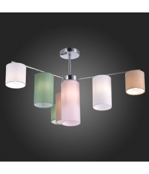 SLE300602-07 Люстра потолочная Хром/Белый, Бежевый, Зеленый E14 7*40W ESSENZA-foto6